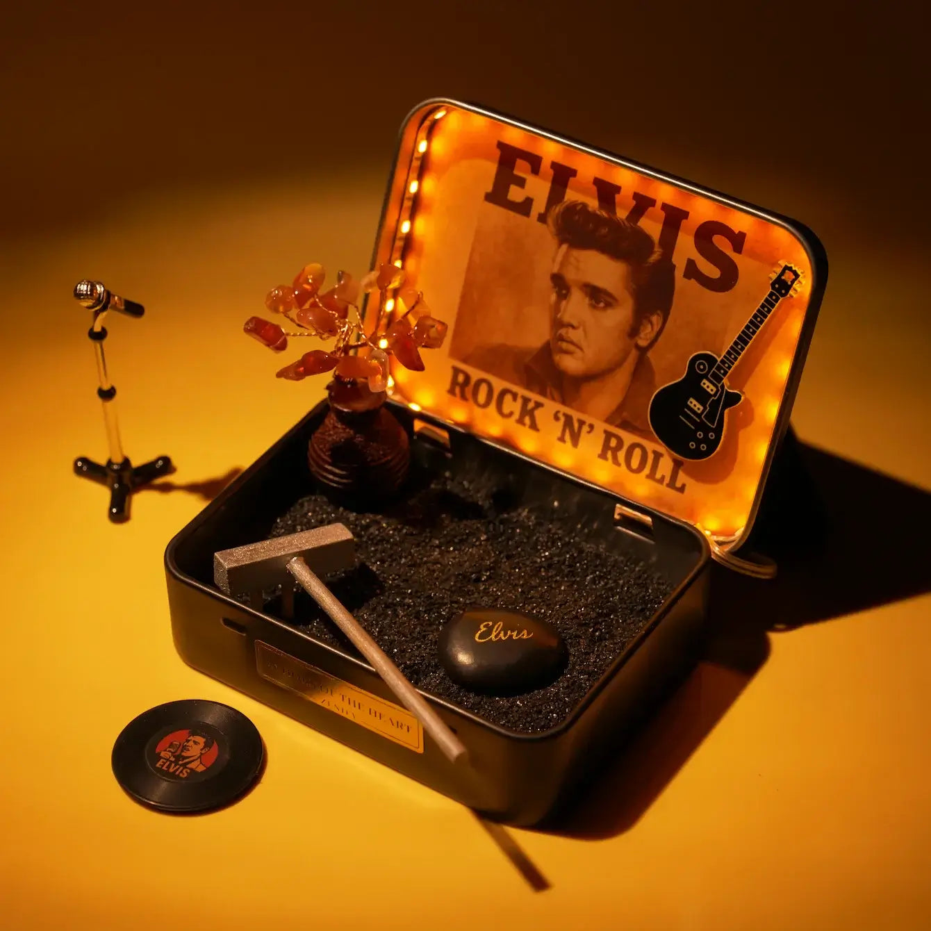 Elvis Tribute Crystal Zen Garden Box | Zenify