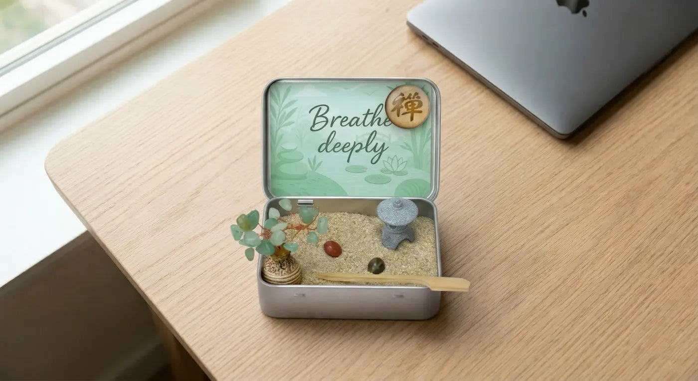 How to Create Your Own Garden Meditation Space on Your Desk