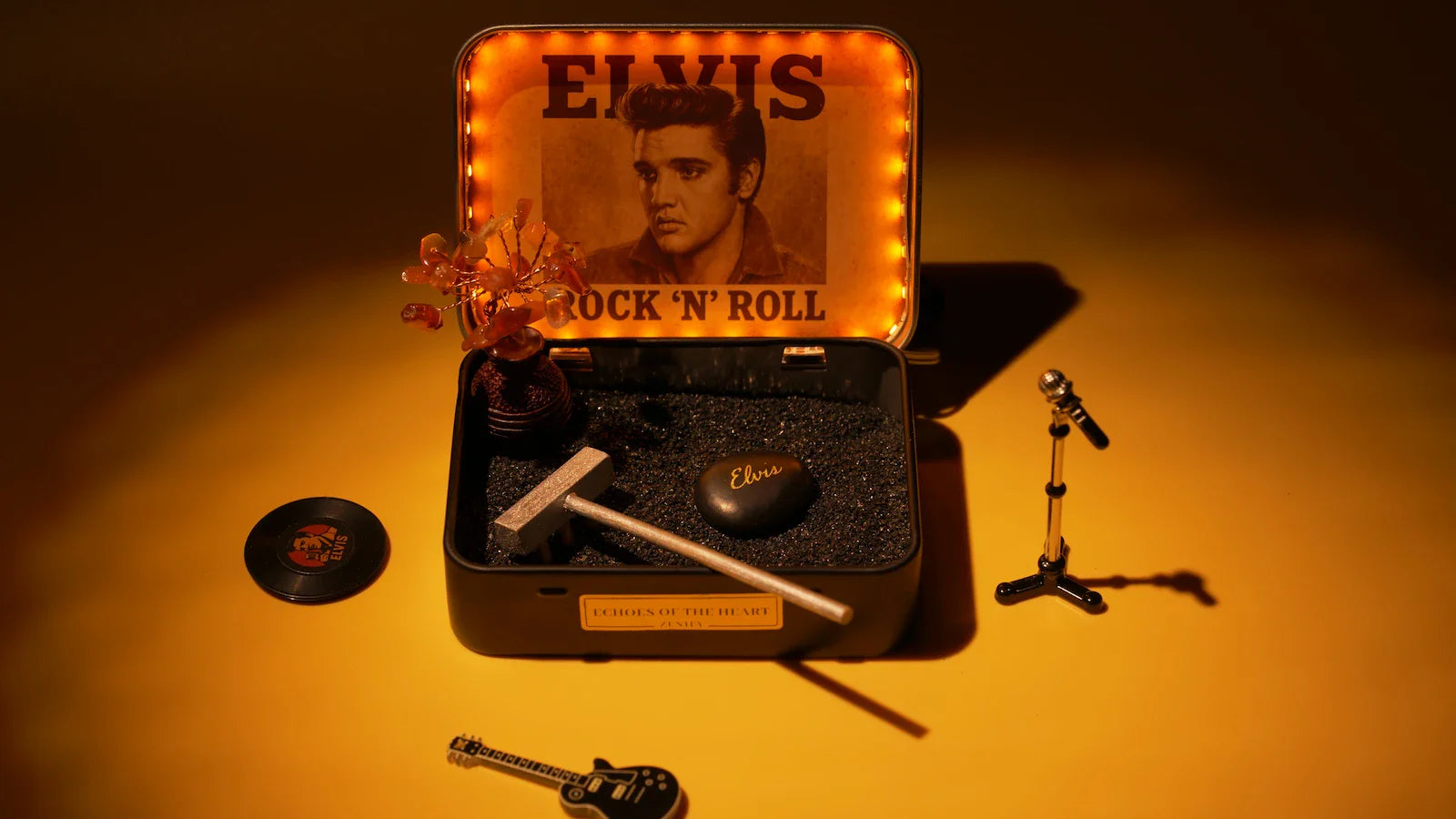 Bring the Concert to Your Desk: The Story Behind Zenify’s Elvis Tribute Zen Garden