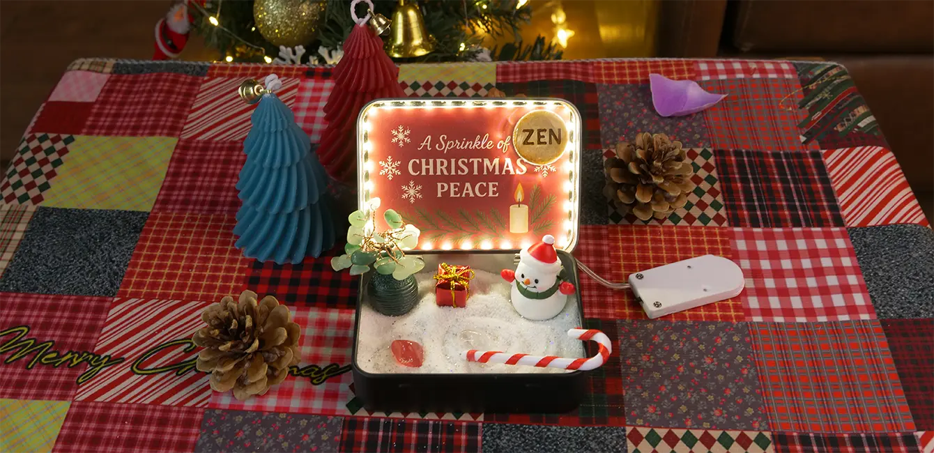 When uploading product images, ensure the Alt Text is set to "Zenify Christmas Crystal Zen Garden - Desktop Stress Relief Gift" to improve search engine visibility.