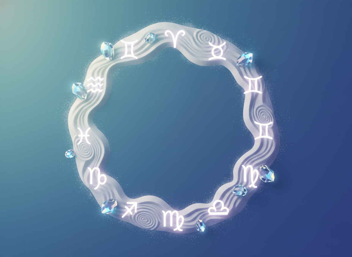 Zodiac Crystal Zen Garden Series