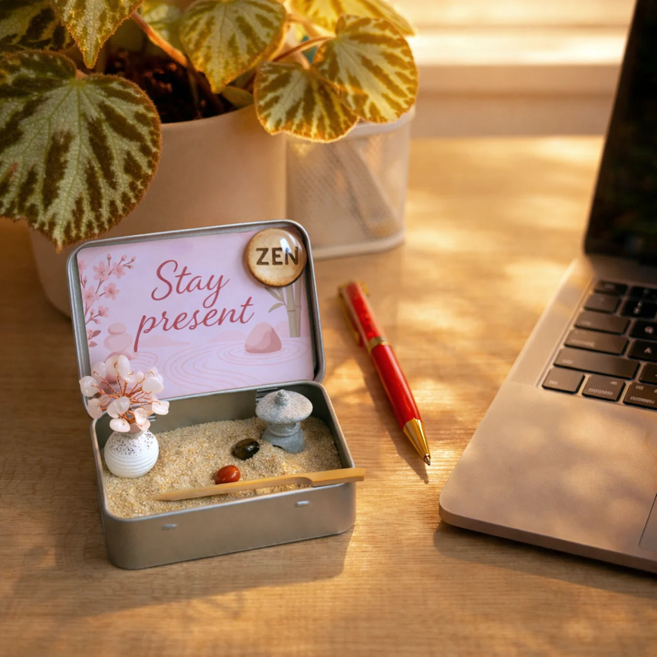 Japanese Crystal Zen Garden | 3-Minute Desk Ritual & Meaningful Gift