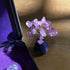Scorpio Crystal Zen Garden featuring an amethyst crystal tree and deep-violet sand for tranquility.
