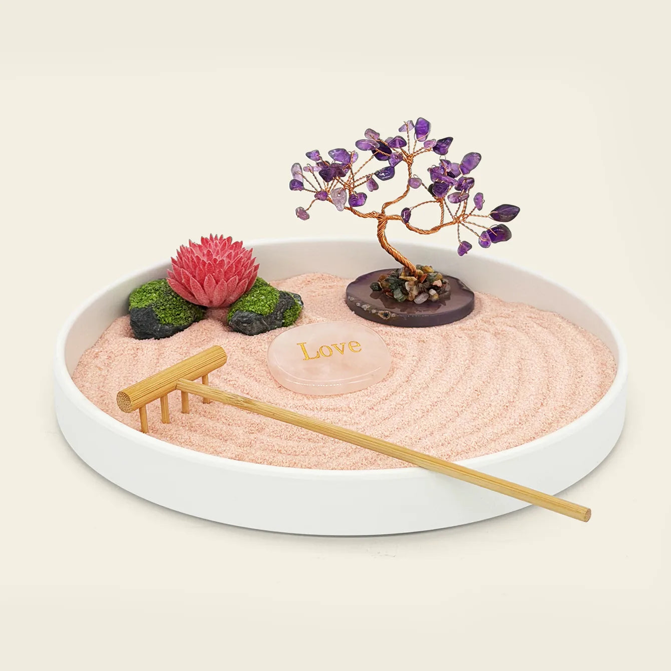 Love crystal zen garden hero image
