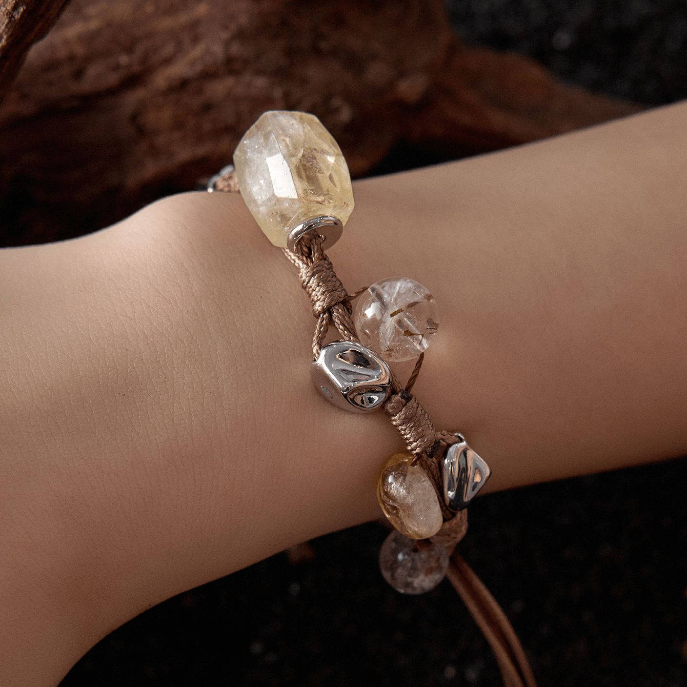 Zenify™ Citrine Cord Bracelet – Abundance in Every Knot