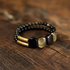 Obsidian & Goldstone Bracelet
