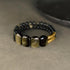 Obsidian & Goldstone Bracelet