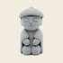 Zen-Stone: Jizo Monk cement figurine with a serene expression, designed for home decor and tranquility.