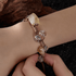 Handcrafted Zenify™ Citrine Cord Bracelet on wrist, featuring genuine citrine and earth-toned braided cord.