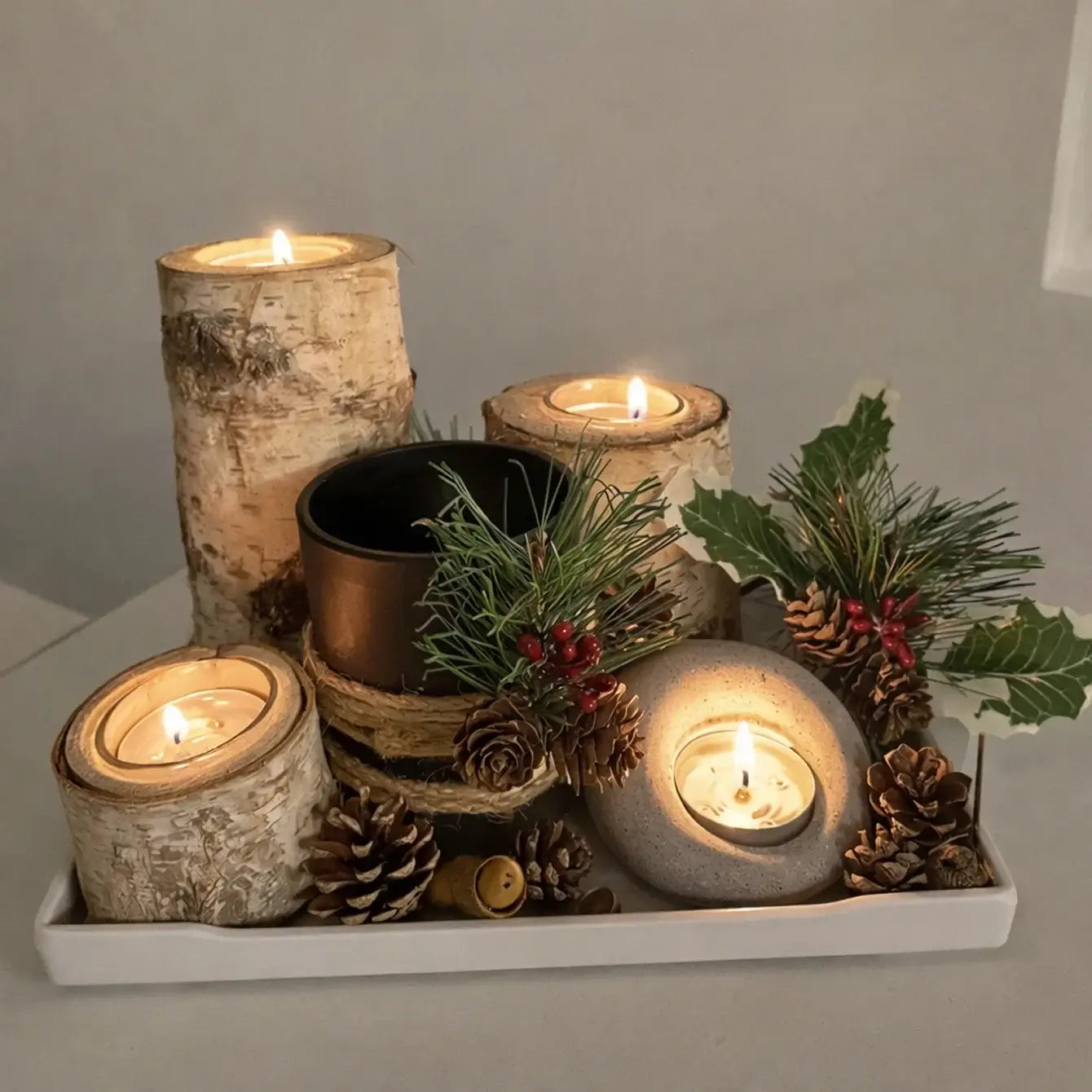 Pebble Light – Handcrafted Stone Tealight Holder