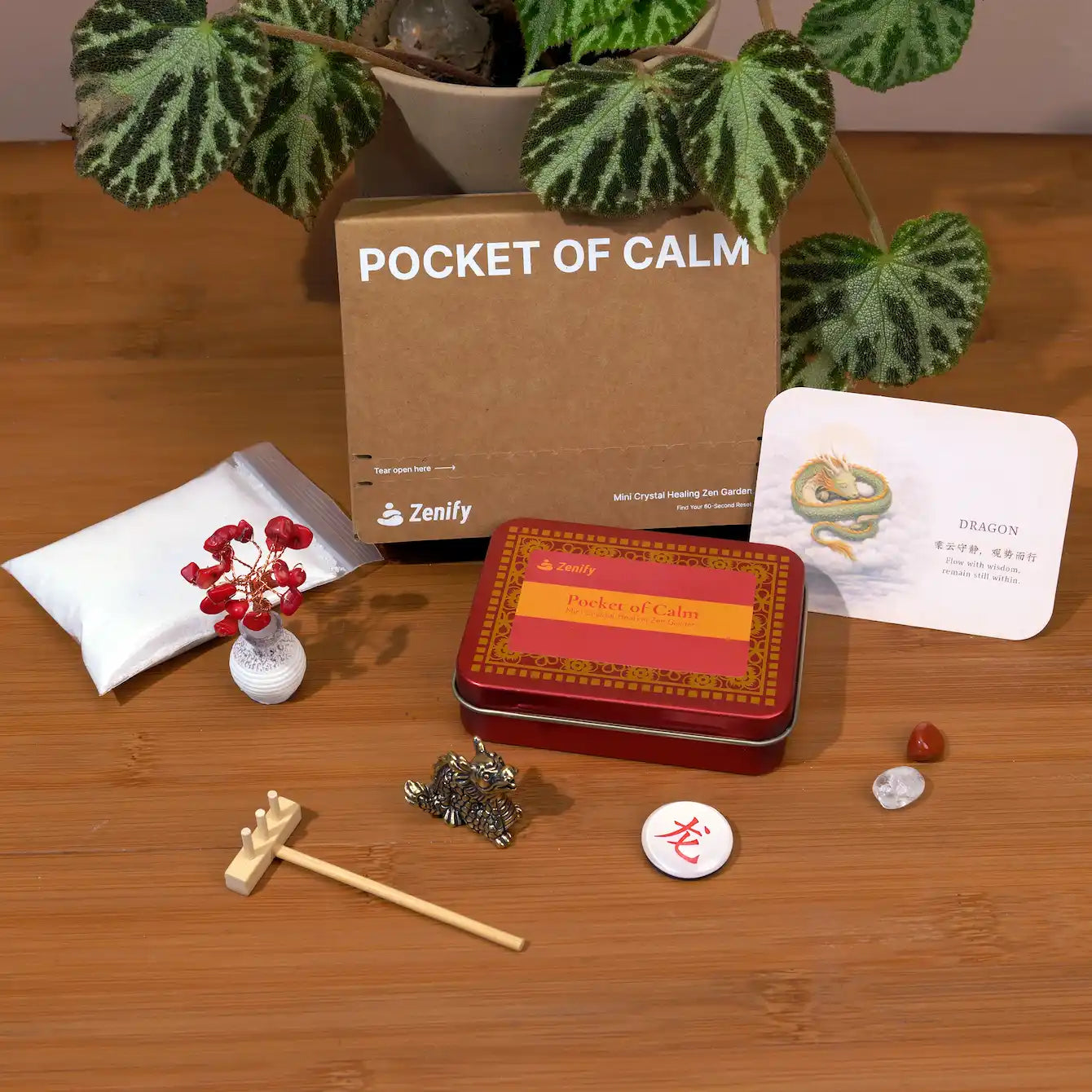 12-Zodiac Crystal Zen Garden