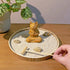 Mindful Fox Zen Garden for desk relaxation featuring a wooden fox statue and sand for stress relief.