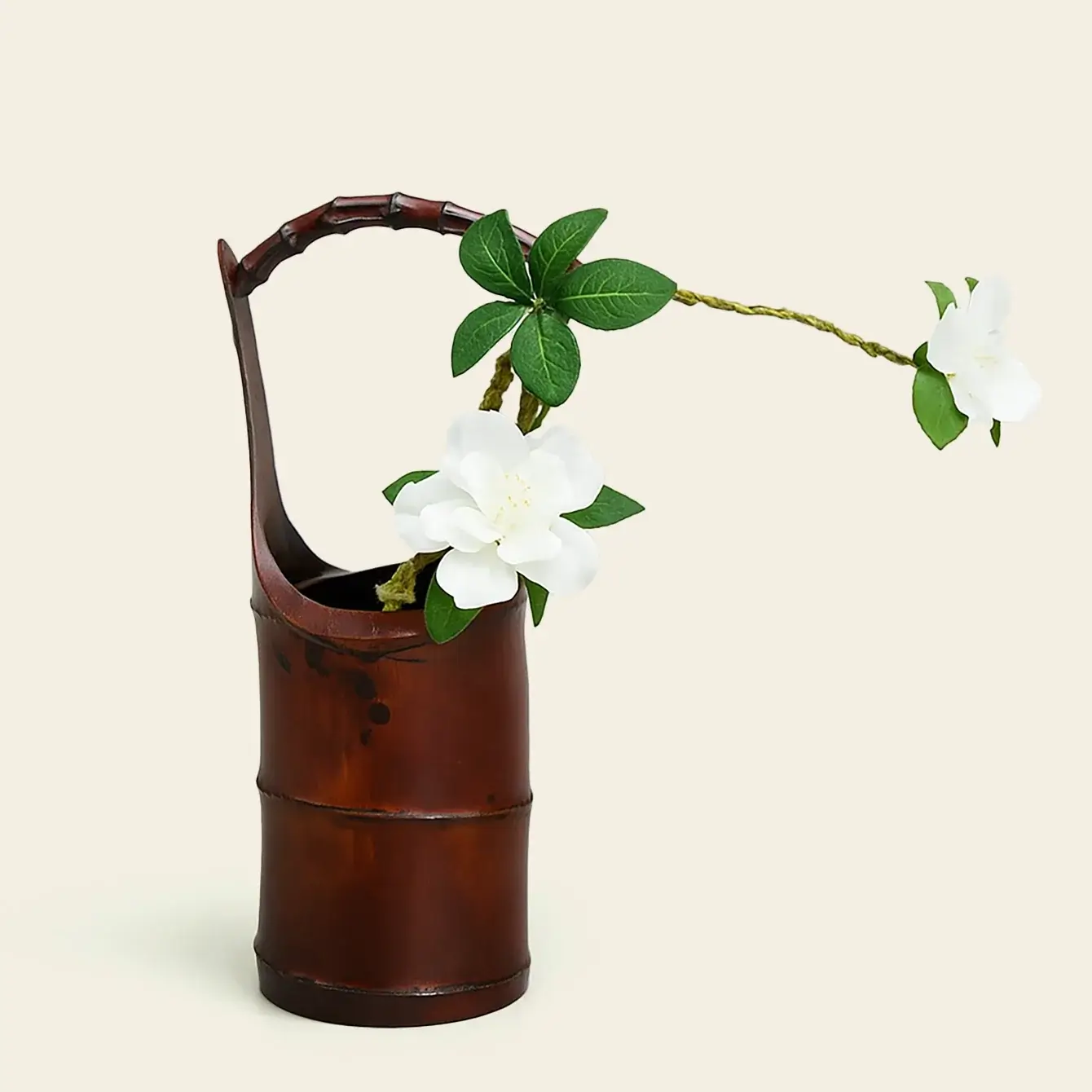 Zenify™ Bamboo Zen Flower Vase – A Tranquil Touch for Your Space