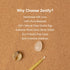 Why Choose Zenify? Features of portable meditation candle set including beeswax, quartz egg, and eco-friendly materials.