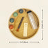 Desktop Zen Garden – Four Elements Bamboo Sand Tray with decorative stones and accessories on a bamboo tray.