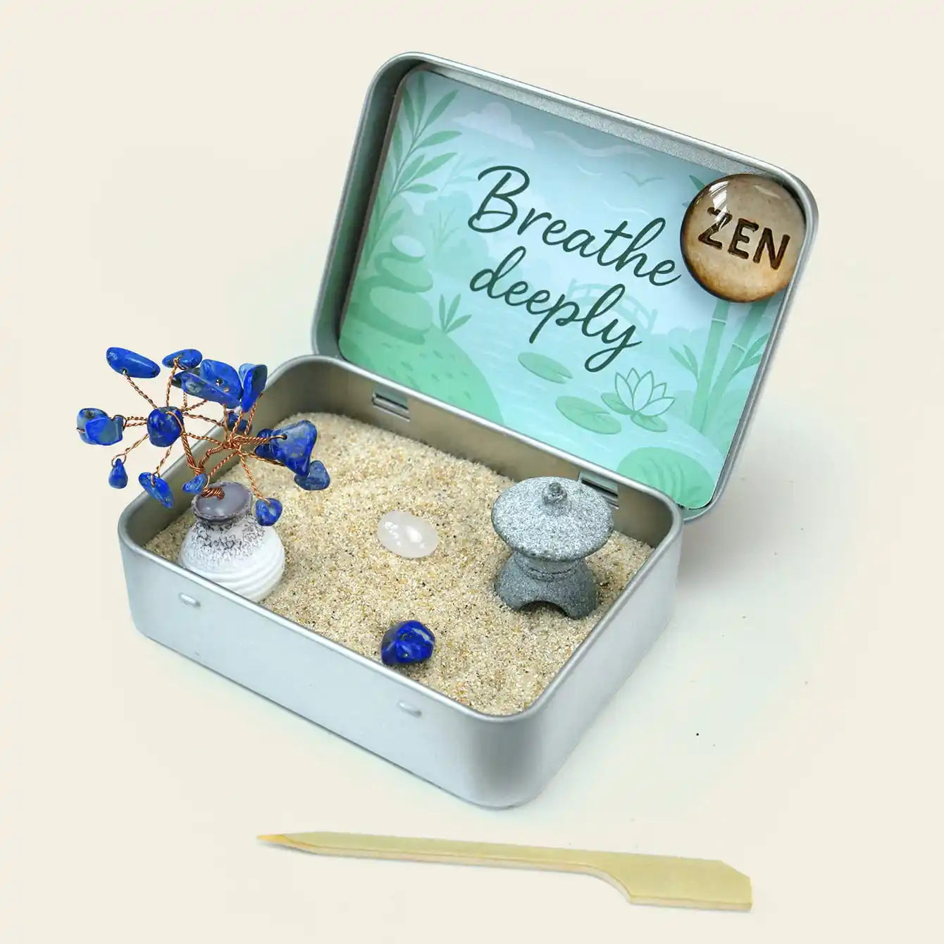 Zenify™ Pocket of Calm – Mini Zen Garden for Stress Relief and Mindfulness