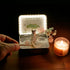 Animal Spirit Crystal Zen Garden – Sleep Aid & Meditation Kit with tranquil decorations and calming candle.