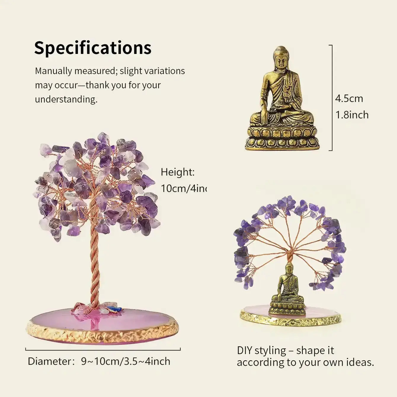 Zenify™ Bodhi Tree of Awakening – Crystal Decor for Mindful Living Zenify