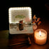 Spirit animal crystal zen garden with a meditating guardian and a healing tree in a serene setting.