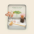 Spirit animal crystal zen garden with guardian figurine, healing crystals, and decorative elements for meditation.