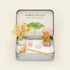 Spirit animal crystal zen garden with tranquil fox, healing crystals, and decorative tree for meditation.