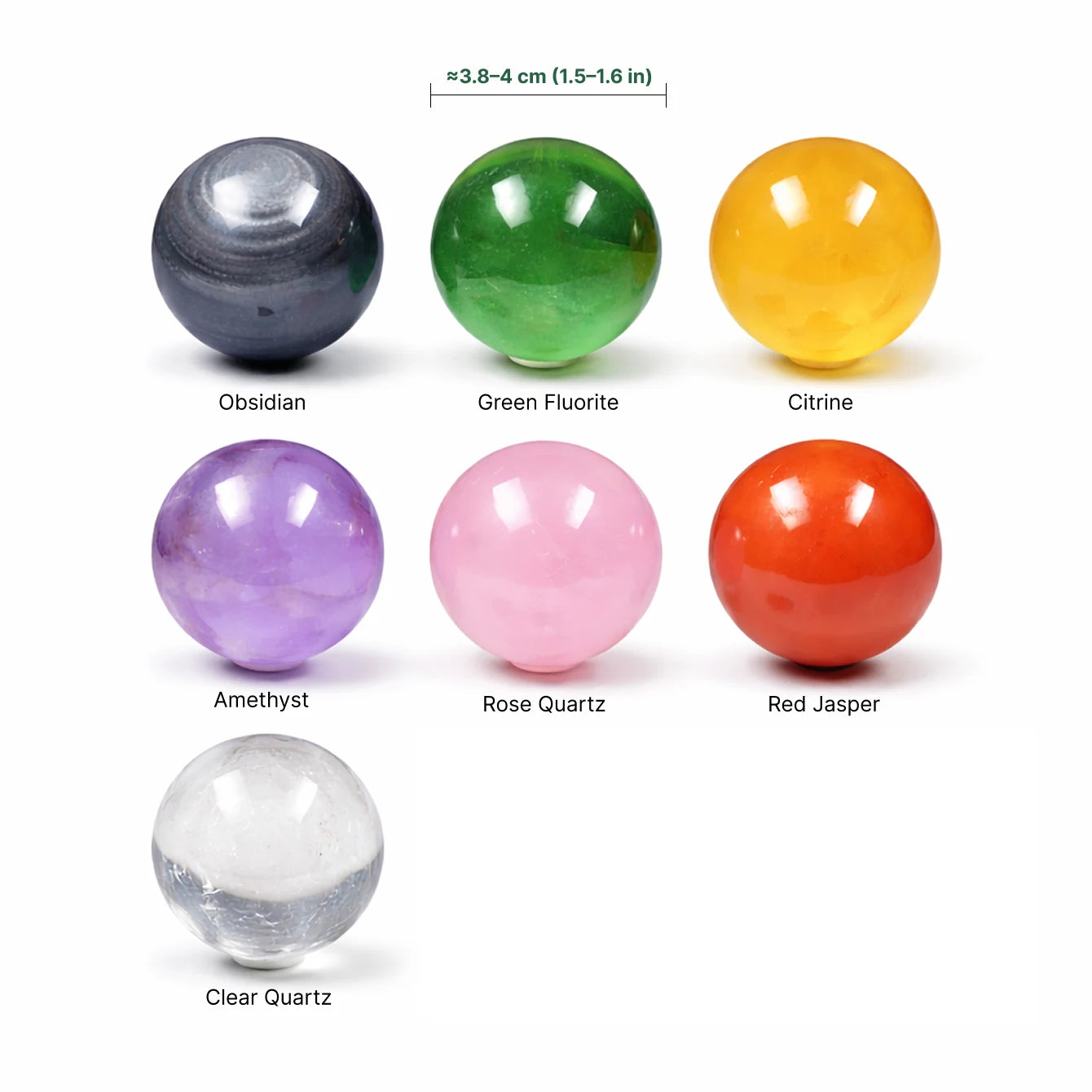 Seven Balance Crystal Display