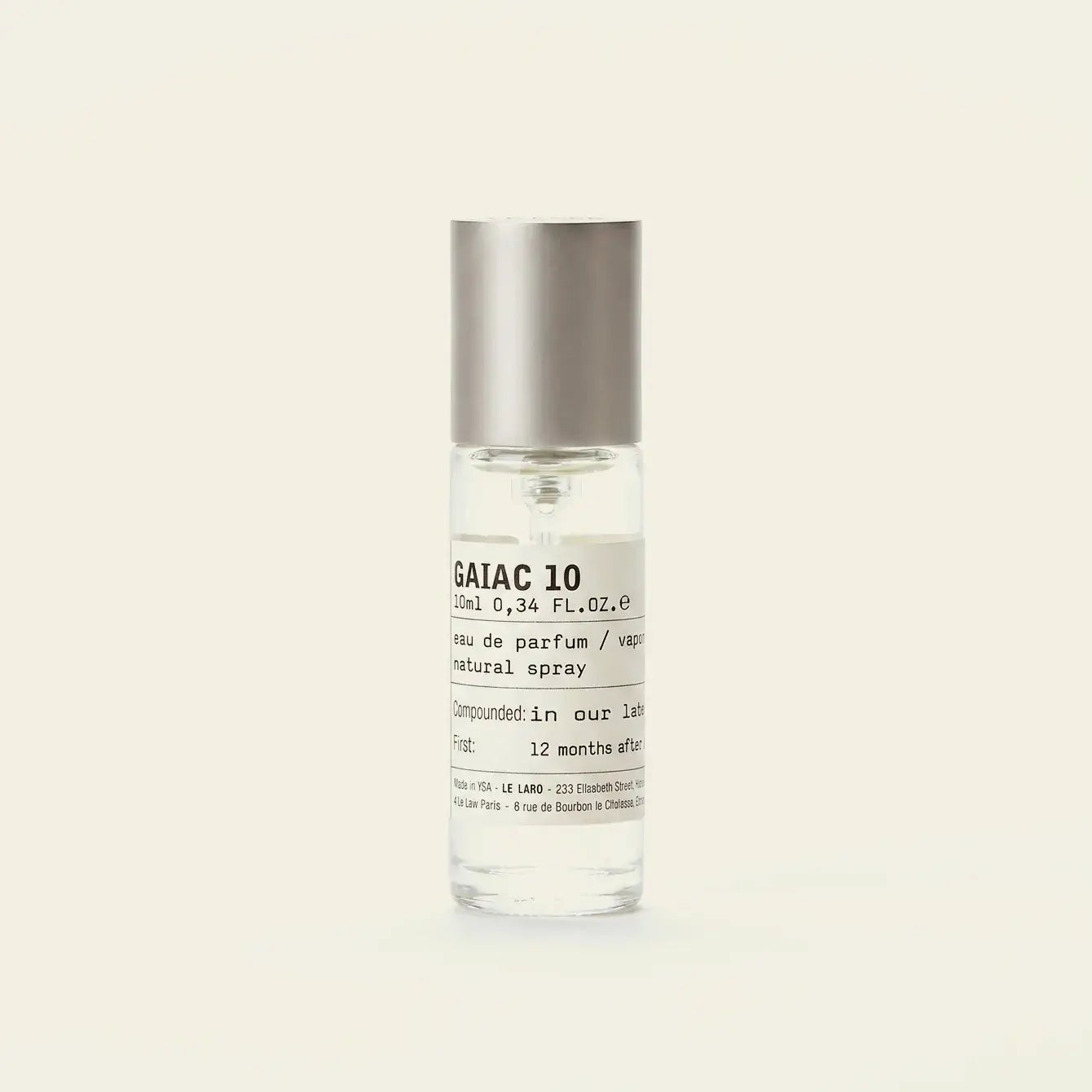 Portable Chakra Aromatherapy Mist for Yoga & Deep Meditation - 10ml bottle with minimalist label design.