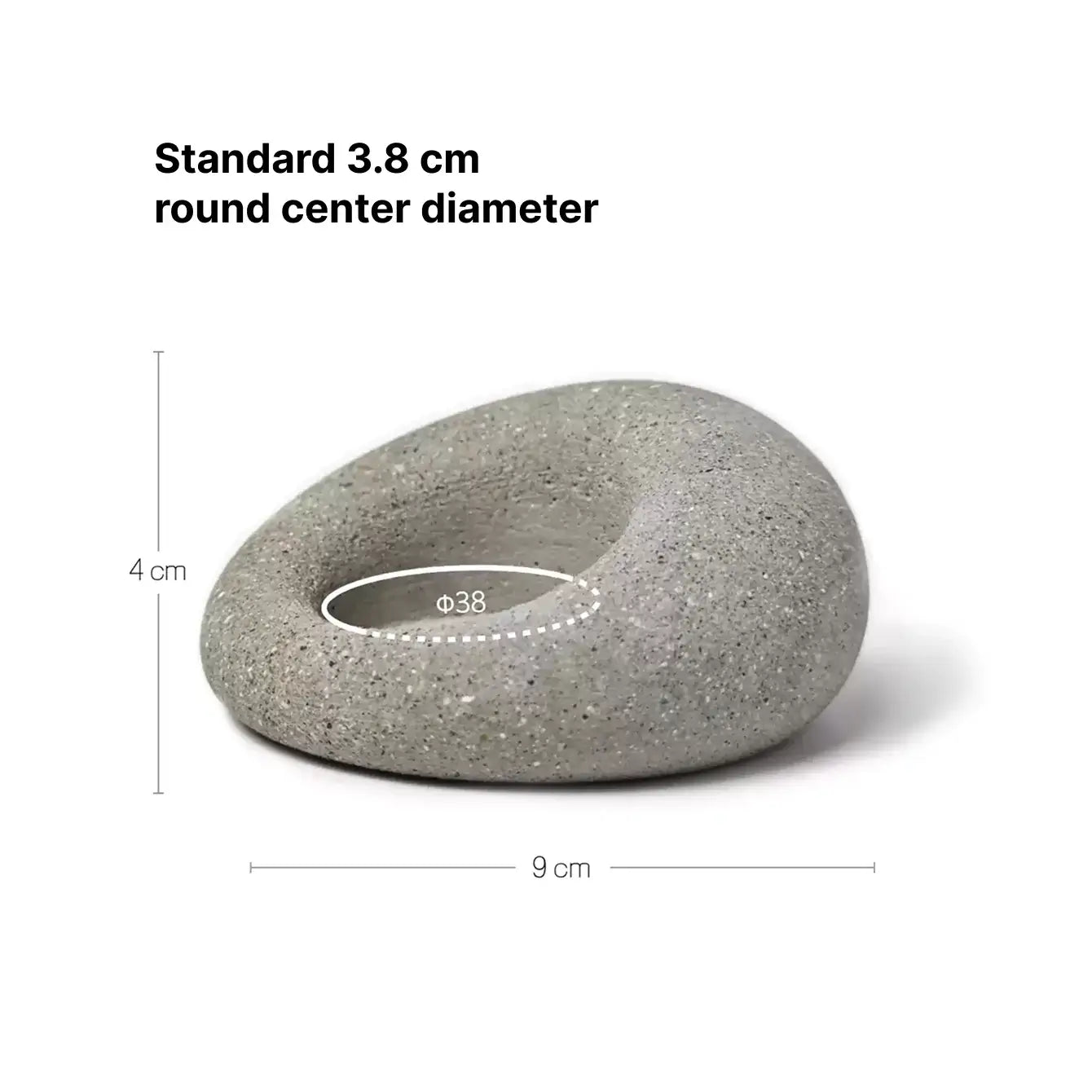 Pebble Light – Handcrafted Stone Tealight Holder