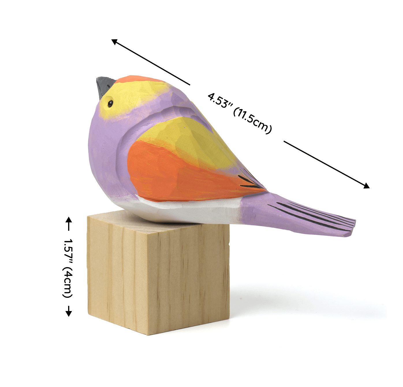 Handcrafted Wooden Bird Decorative Figurine