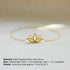 Double-Layer Lotus S925 Sterling Silver Zircon Bracelet with a delicate lotus design and adjustable length.