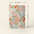 Handmade Embroidered Notebook featuring floral embroidery, dimensions 5.87" x 8.27".