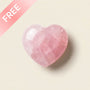Zenify “Pocket of Love” Natural Rose Quartz Heart Magnet (2cm)