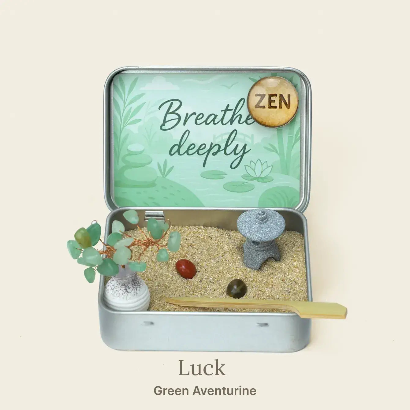 Japanese Crystal Zen Garden - Desktop Meditation & Stress Relief Kit