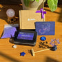 Scorpio Crystal Zen Garden – Zenify Pocket of Calm with amethyst tree, deep-violet sand, and zodiac-themed elements.