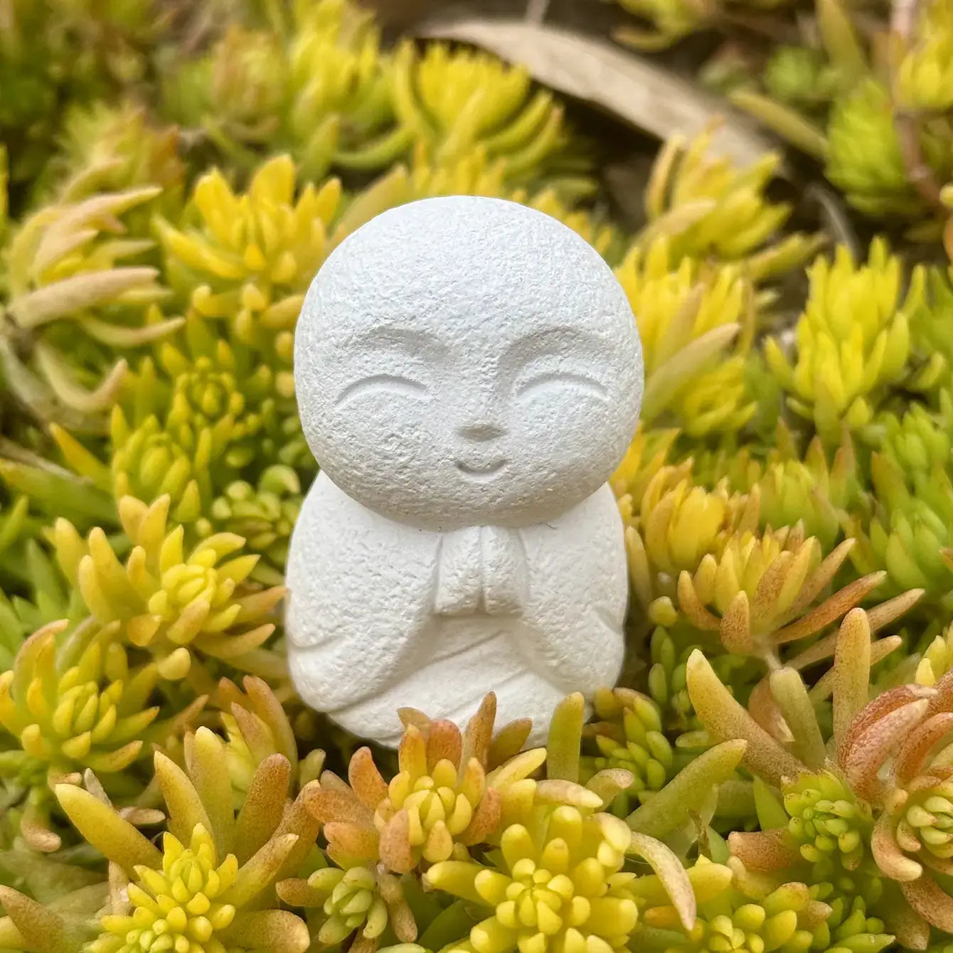 Monk Series - Handmade Eco-Friendly White Cement Desktop Ornaments