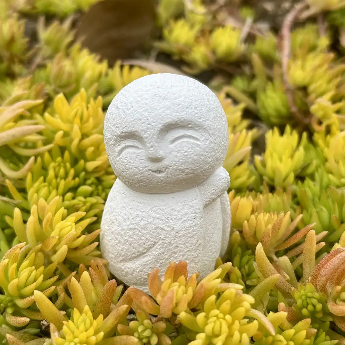 Monk Series - Handmade Eco-Friendly White Cement Desktop Ornaments