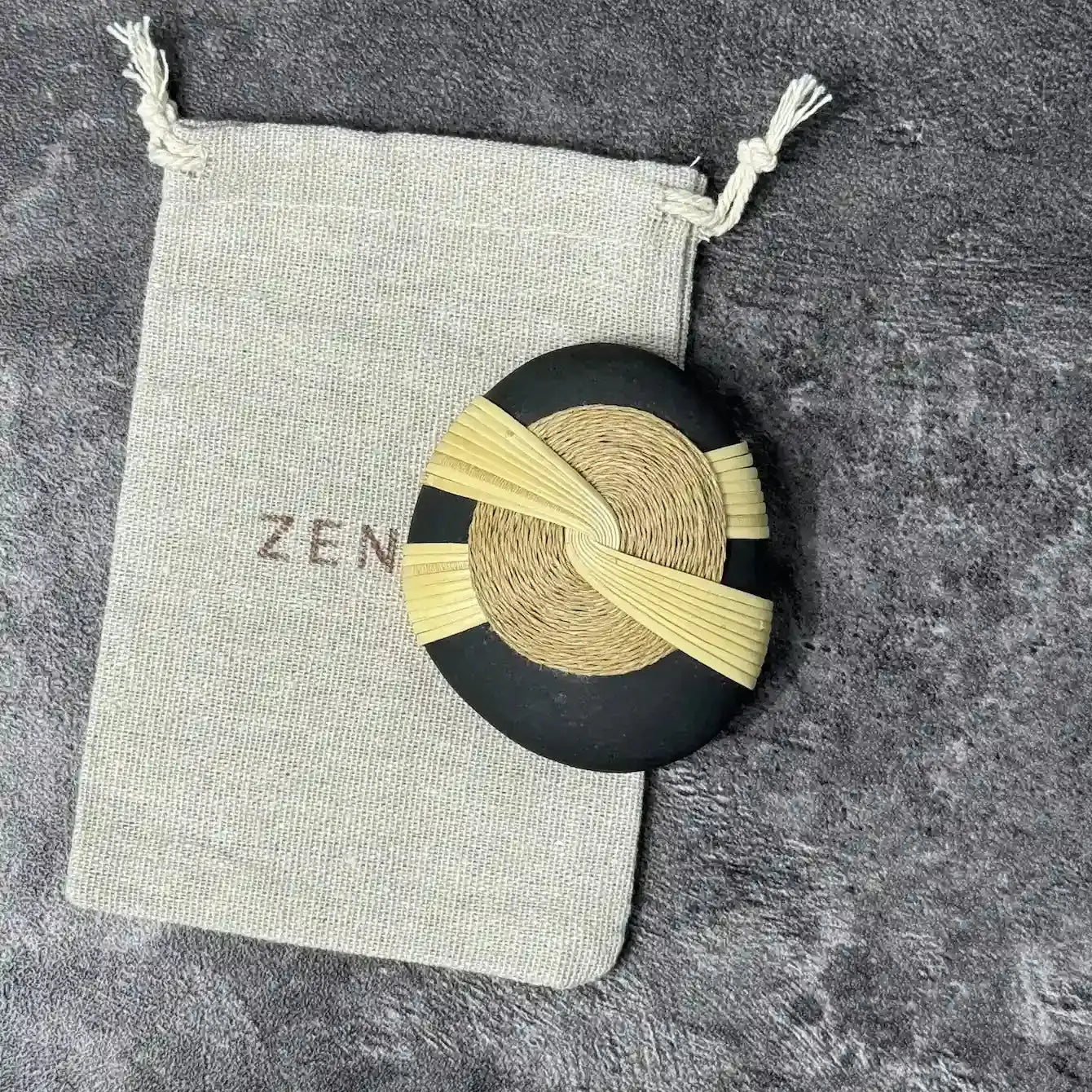 Zenify™ StoneWrap – Handwoven Zen Stones for Stillness and Presence Zenify
