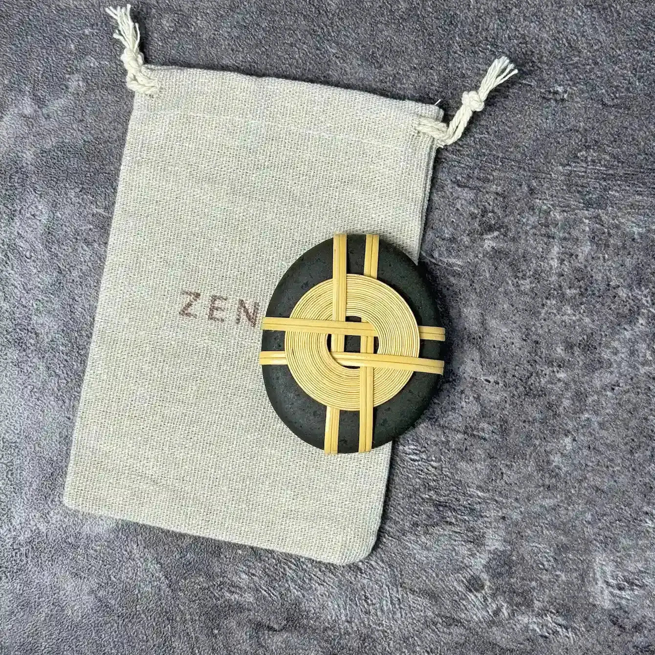 Zenify™ StoneWrap – Handwoven Zen Stones for Stillness and Presence Zenify