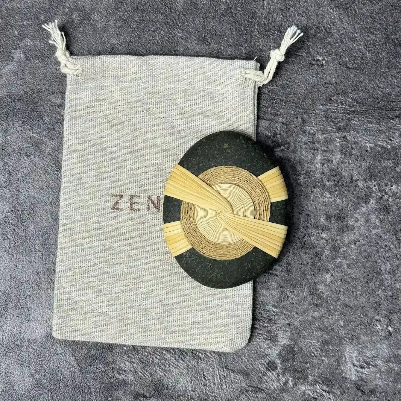 Zenify™ StoneWrap – Handwoven Zen Stones for Stillness and Presence Zenify
