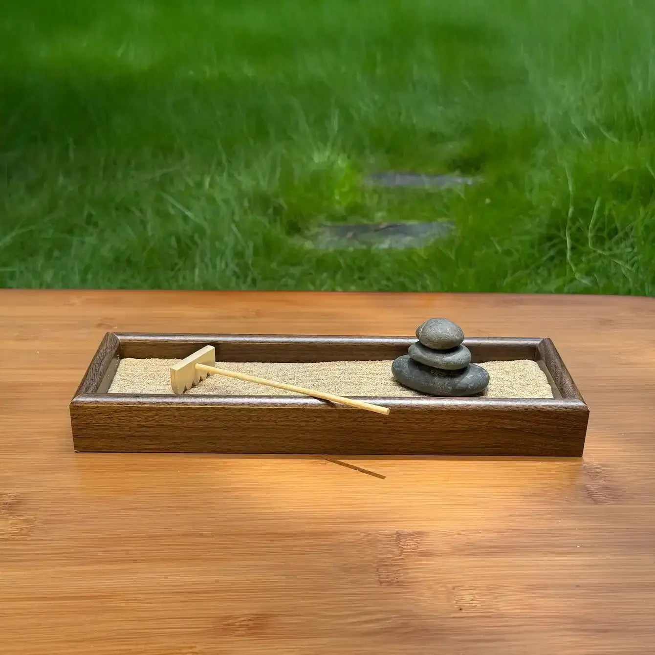 Zenify™ Still Garden – A Mini Zen Tray for Stacking Stones & Quiet Mind Zenify