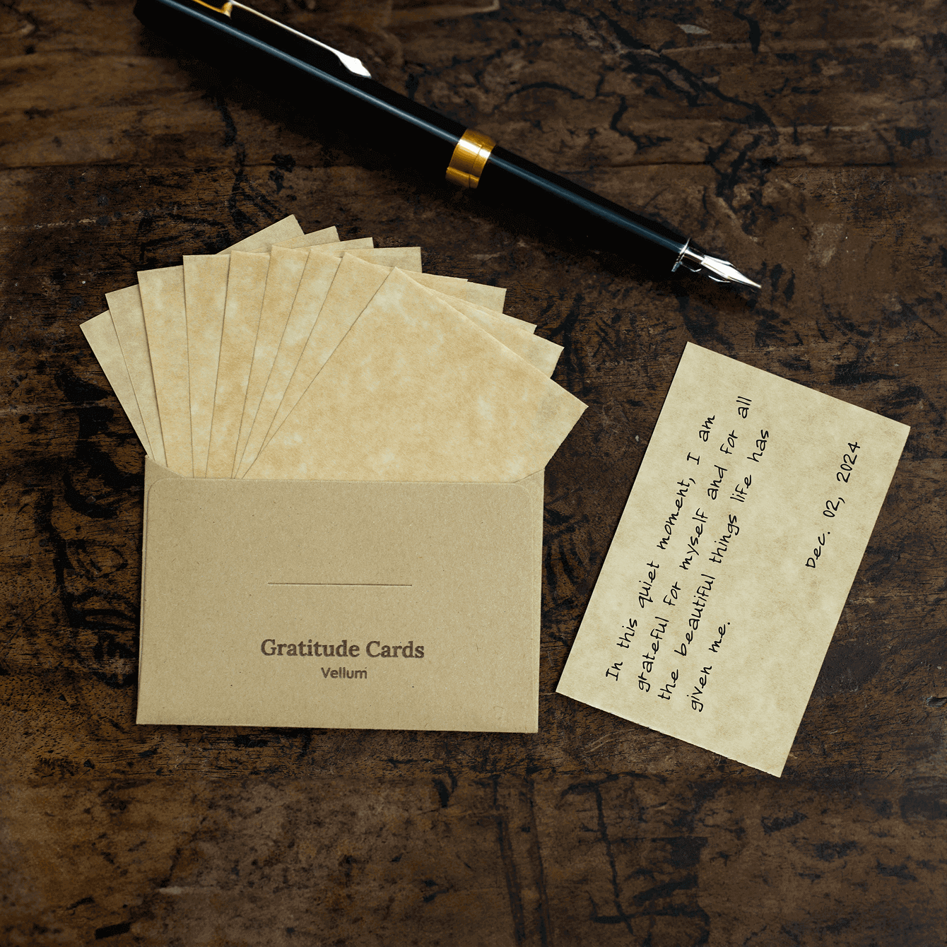 Mindfulness Meditation Gratitude Cards