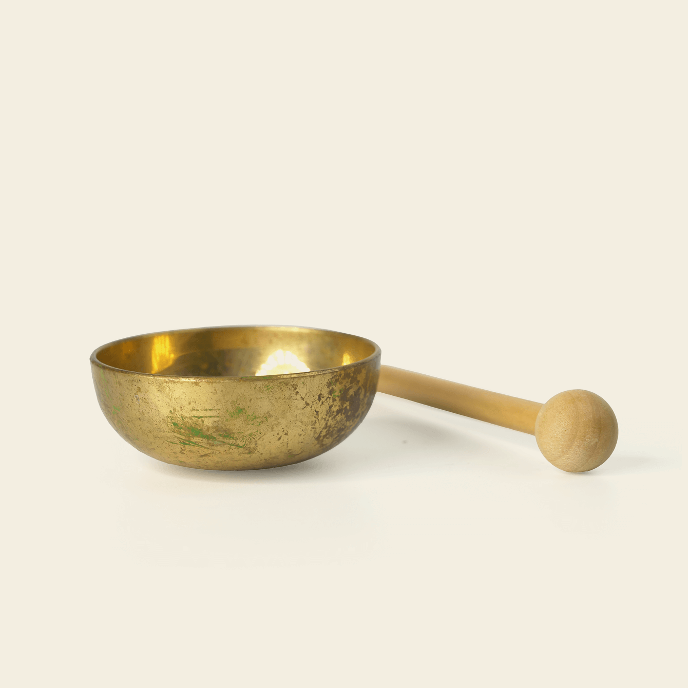 Vintage Brass Small Singing Bowl