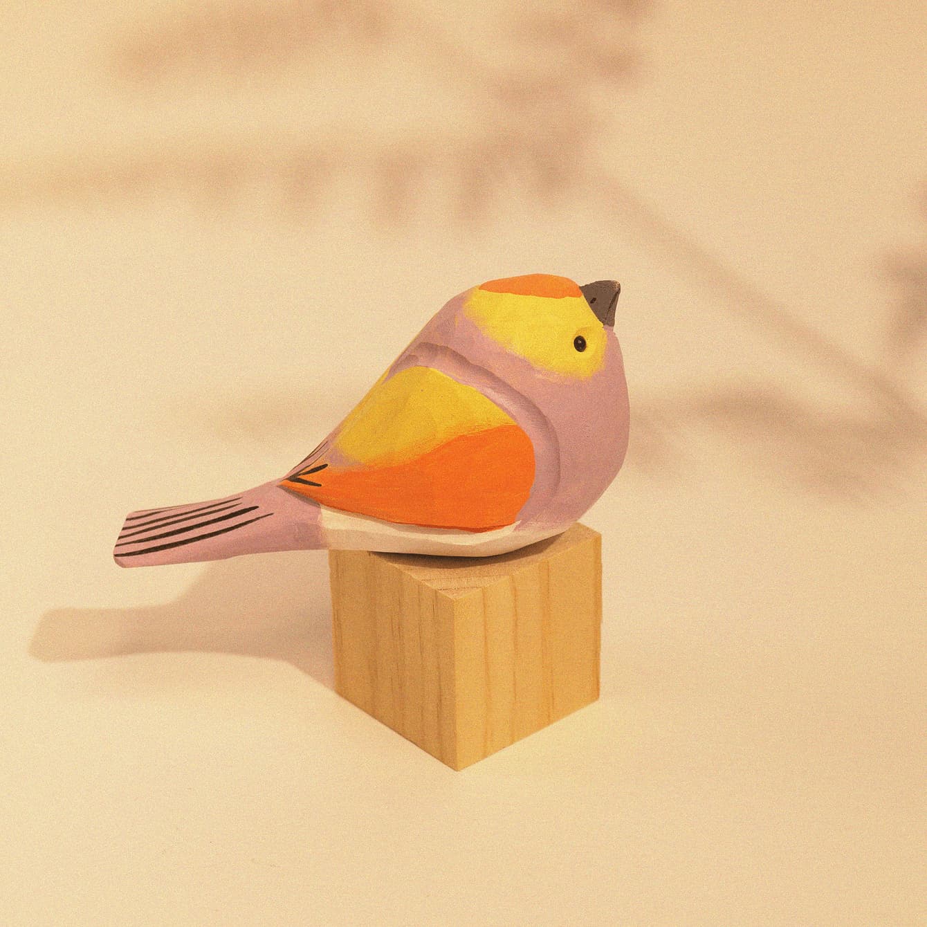 Handcrafted Wooden Bird Decorative Figurine