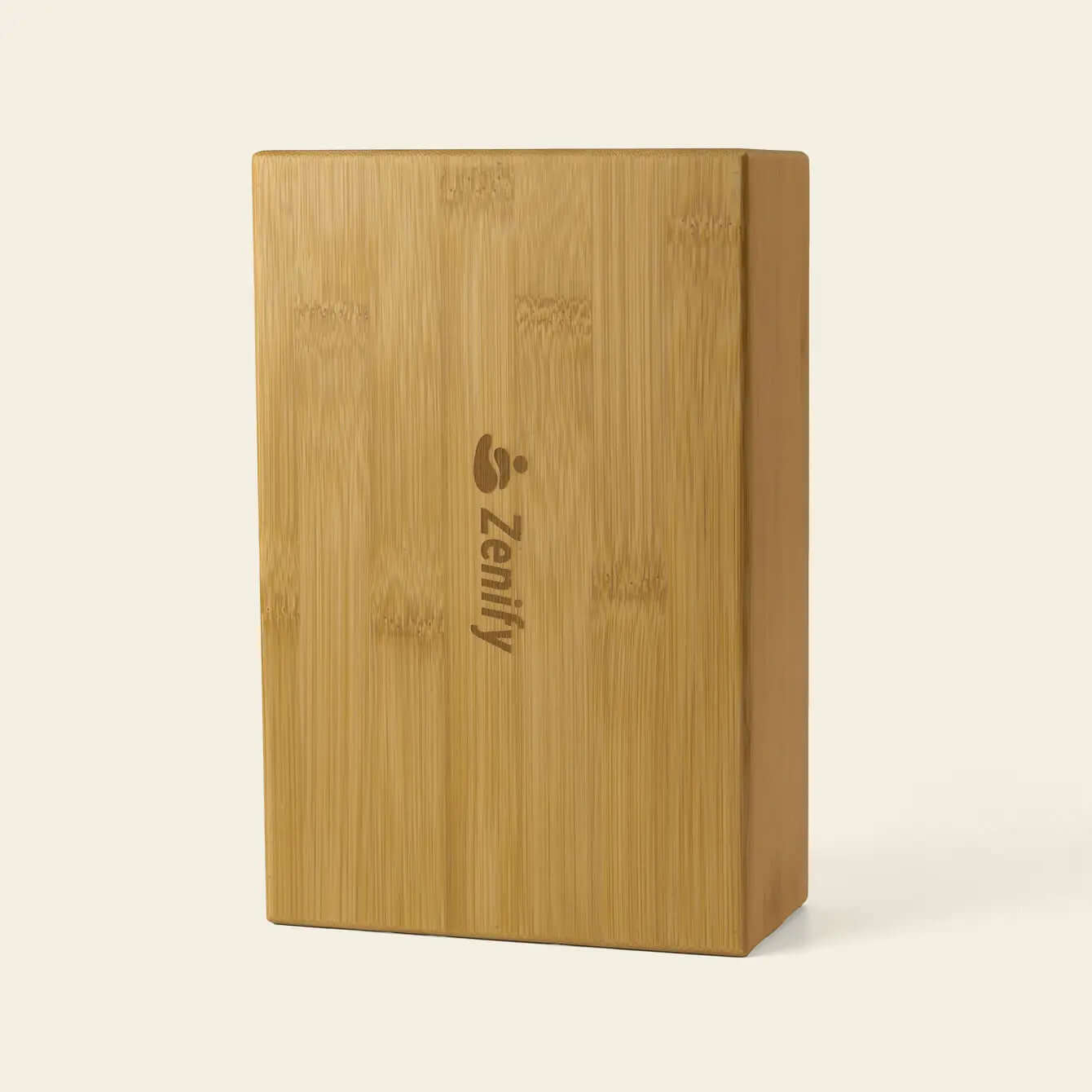 Bamboo Yoga Block support to help improve alignment- Zenify
