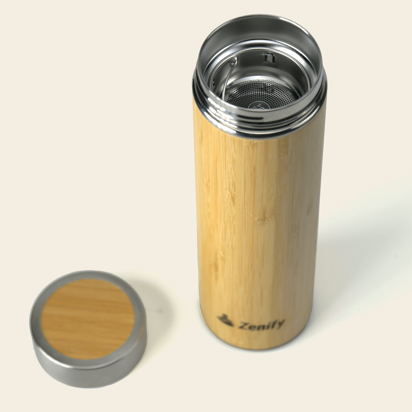 Eco-Friendly Bamboo Insulated Tea Tumbler