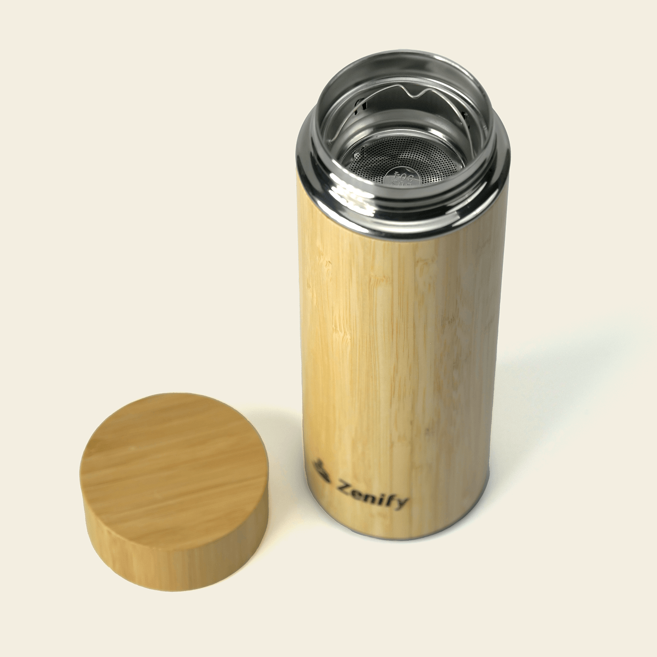 Eco-Friendly Bamboo Insulated Tea Tumbler