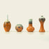 Zenify™ Glaze Echo – Set of 4 Jian Kiln Vases Zenify