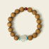 Zenify™ Sandalwood Meditation Bracelet – Beaded with Turquoise, Jade, and Carnelian for Spiritual Harmony Zenify