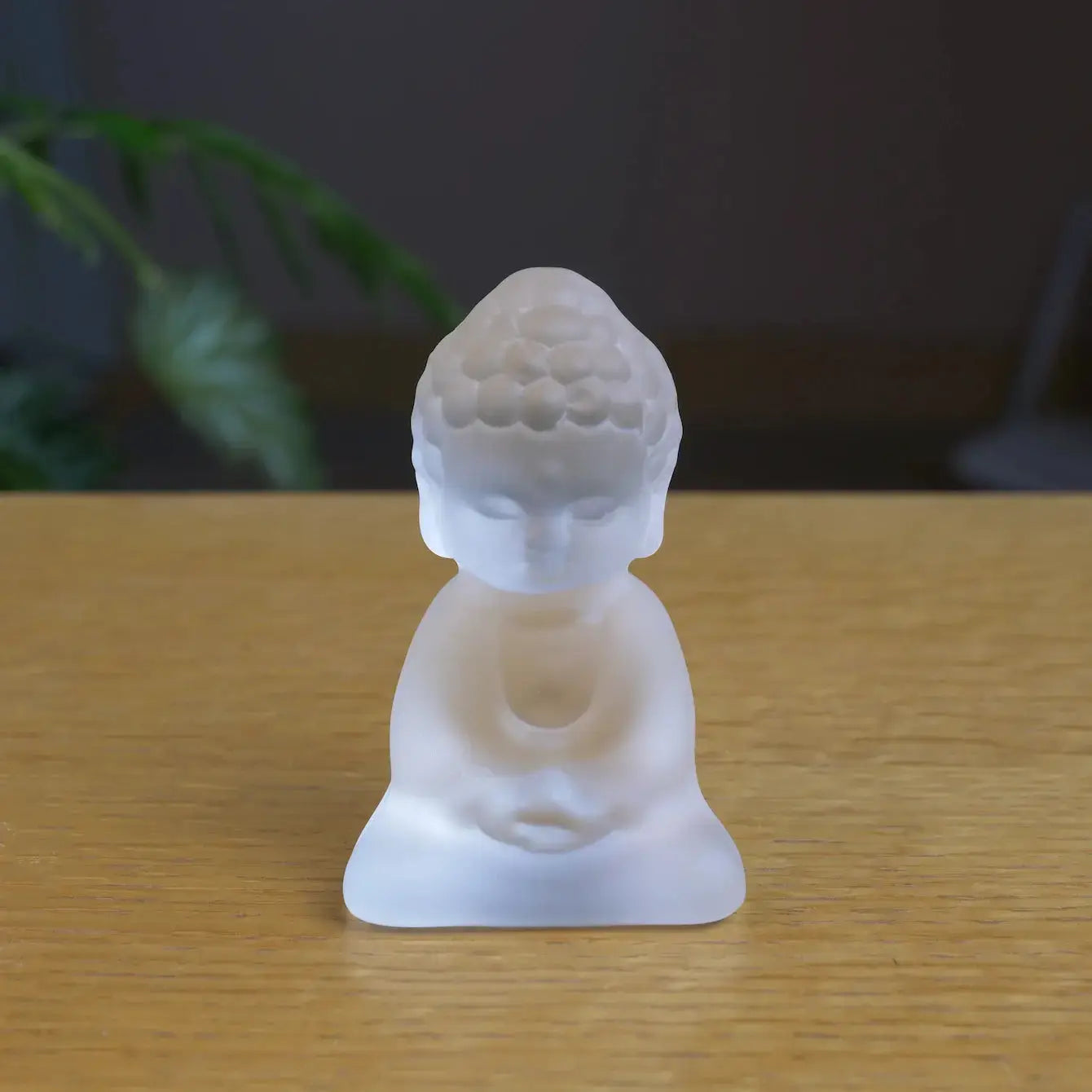 Zenify™ Frosted Crystal Buddha Lamp for Calm & Meditation | A Peaceful Gift Zenify