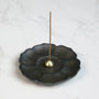 Zenify™ Lotus Incense Holder – Ceramic Lotus Tray with Brass Stick Burner Zenify